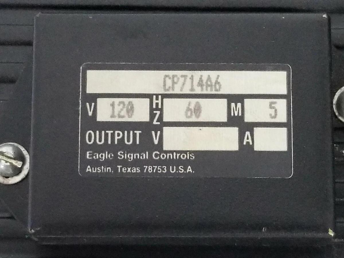 Refurbished EAGLE SIGNAL CP714A6 EPTAK LOAD TRACK INTERFACE 120V 60HZ 5M PCP-1193 REPAIRED