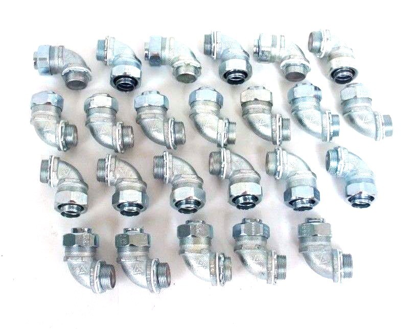 Used LOT OF 27 NEW APPLETON 3/4" CONDUIT 90 DEG ELBOWS