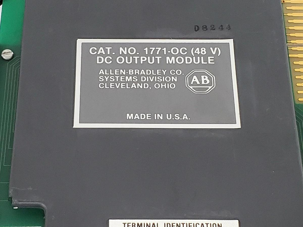 Used ALLEN BRADLEY 1771-OC DC OUTPUT MODULE 1771OC, 48V
