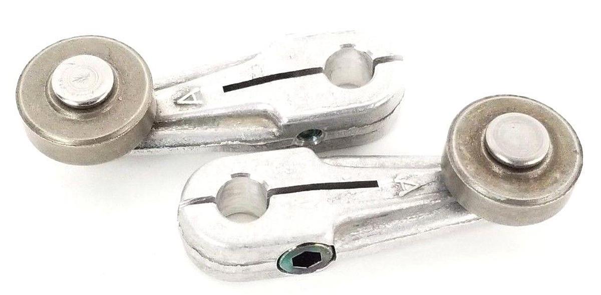 Used LOT OF 2 NEW HONEYWELL / MICROSWITCH 6PA121 LEVER ROLLERS