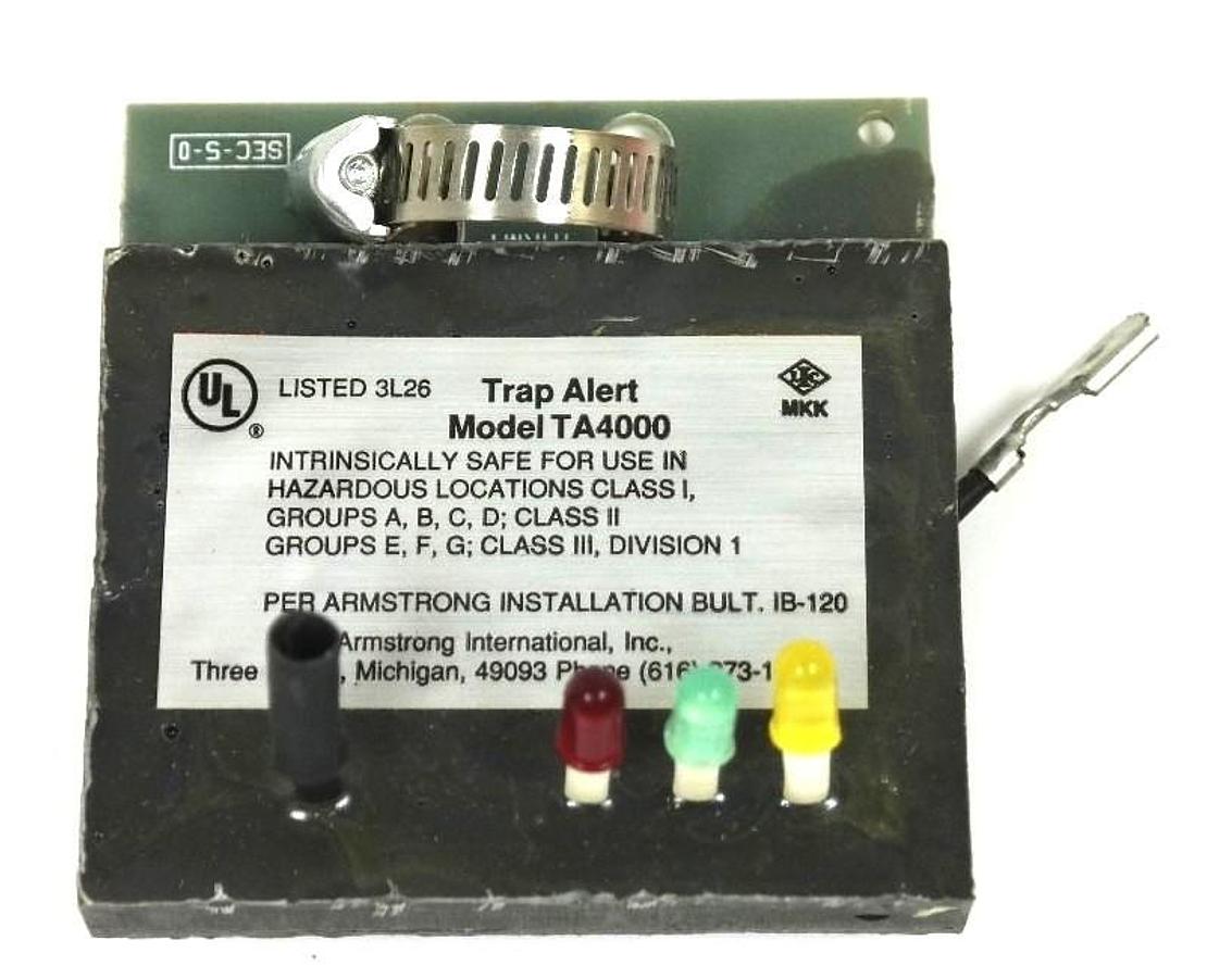 Used NIB ARMSTRONG INTERNATIONAL, INC. TA-4000 TRAP ALERT TA4000, SERIES: 4000