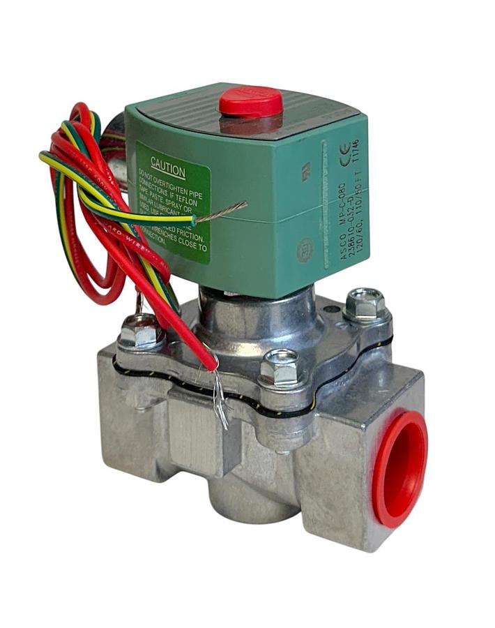 Used ASCO 8215G030 RedHat SOLENOID VALVE 110/120V 50/60Hz COIL 3/4'' 10.1W NSMP