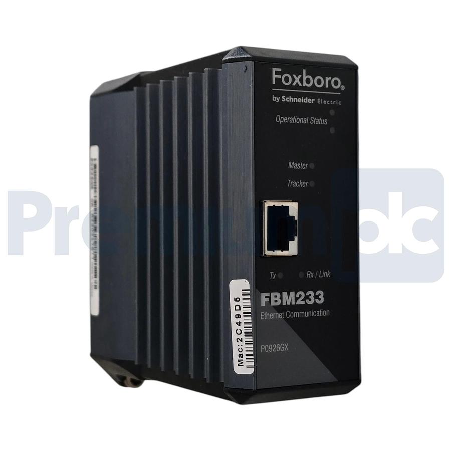 Used Schneider Foxboro FBM233 P0926GX Invensys I/A Ethernet Communication Module NEW