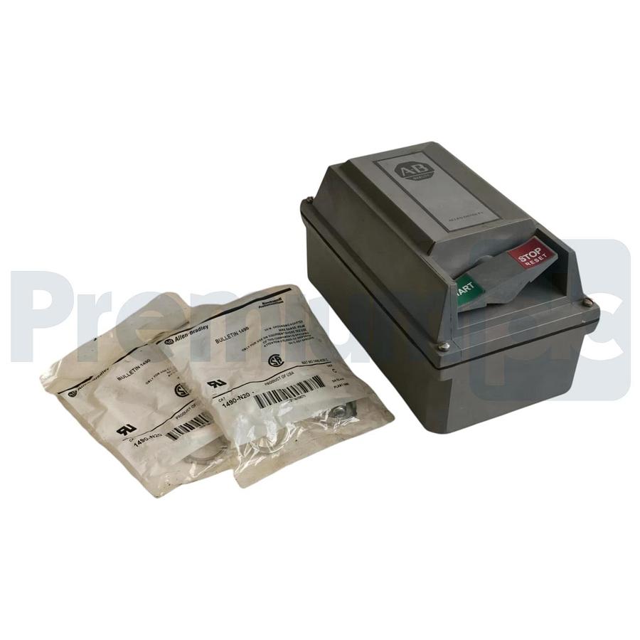 Allen-Bradley 609-ACW /K Manual Motor Starter NEMA Size 0 Type 4X Enclosure NSNP