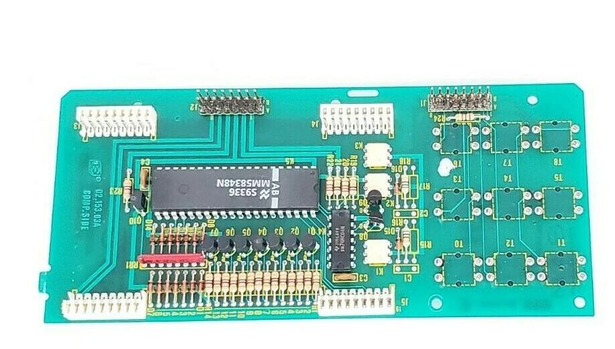 Used BLH ELECTRONICS 02.153.03A KEYBOARD DISPLAY 870324 TC225