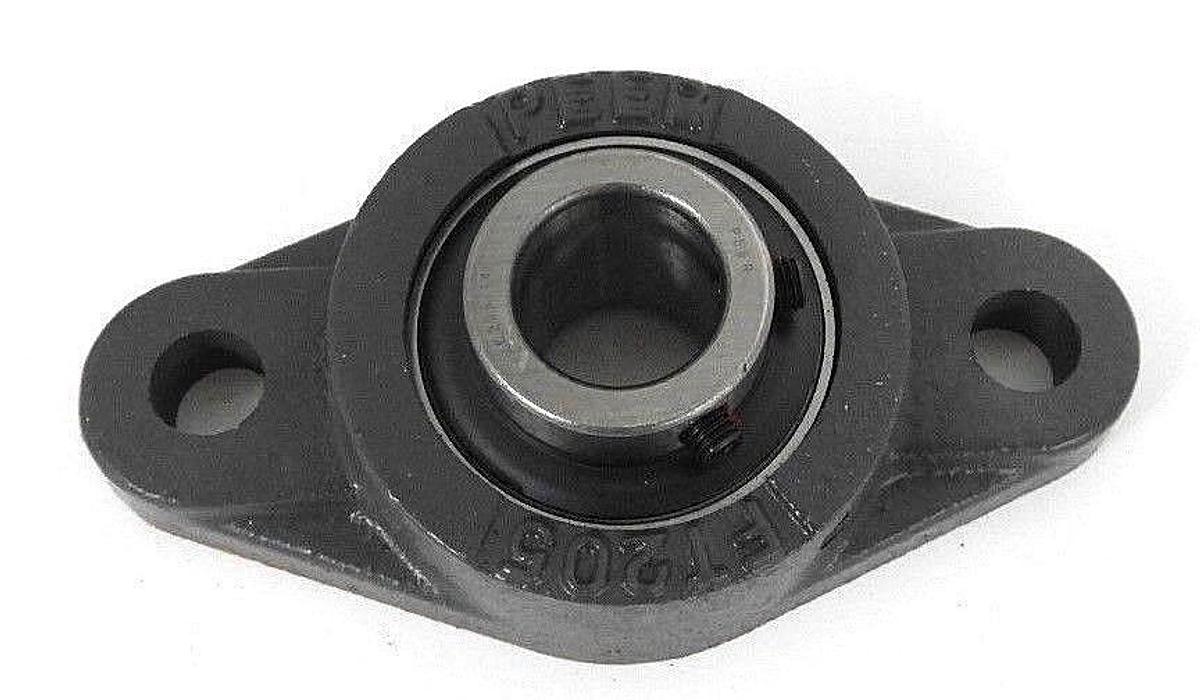 NIB PEER UCFT205-14 7/8'' 2-BOLT FLANGE, CAST IRON WIDE IR, SE SCREW LOCKING