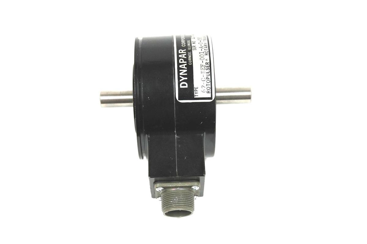 Used DYNAPAR 62-C-BEF-001-A-0-00 GC ROTOPUSLER ROTARY TRANSDUCER 62CBEF001A000