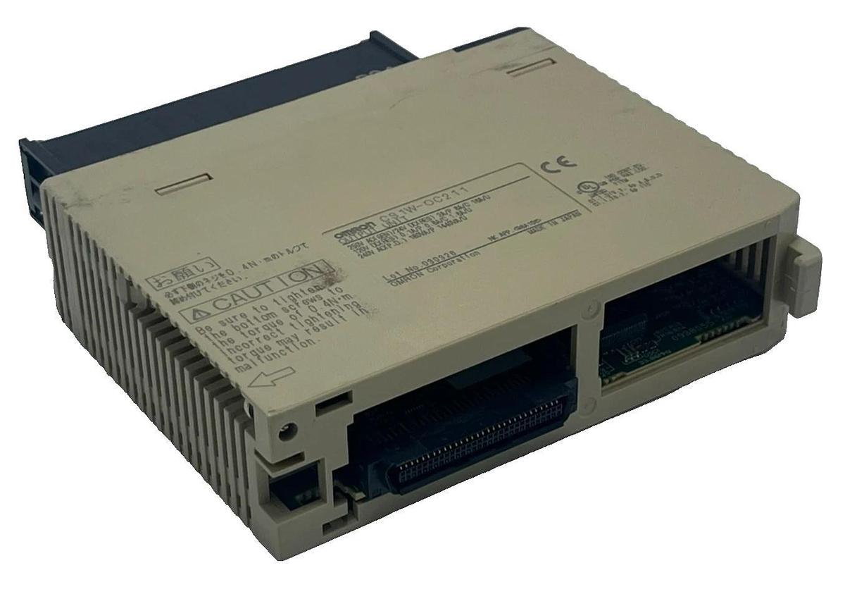 Used Omron CS1W-OC211 Sysmac CS1 Series Relay Output Unit - 16 Point - 250VAC/24VDC