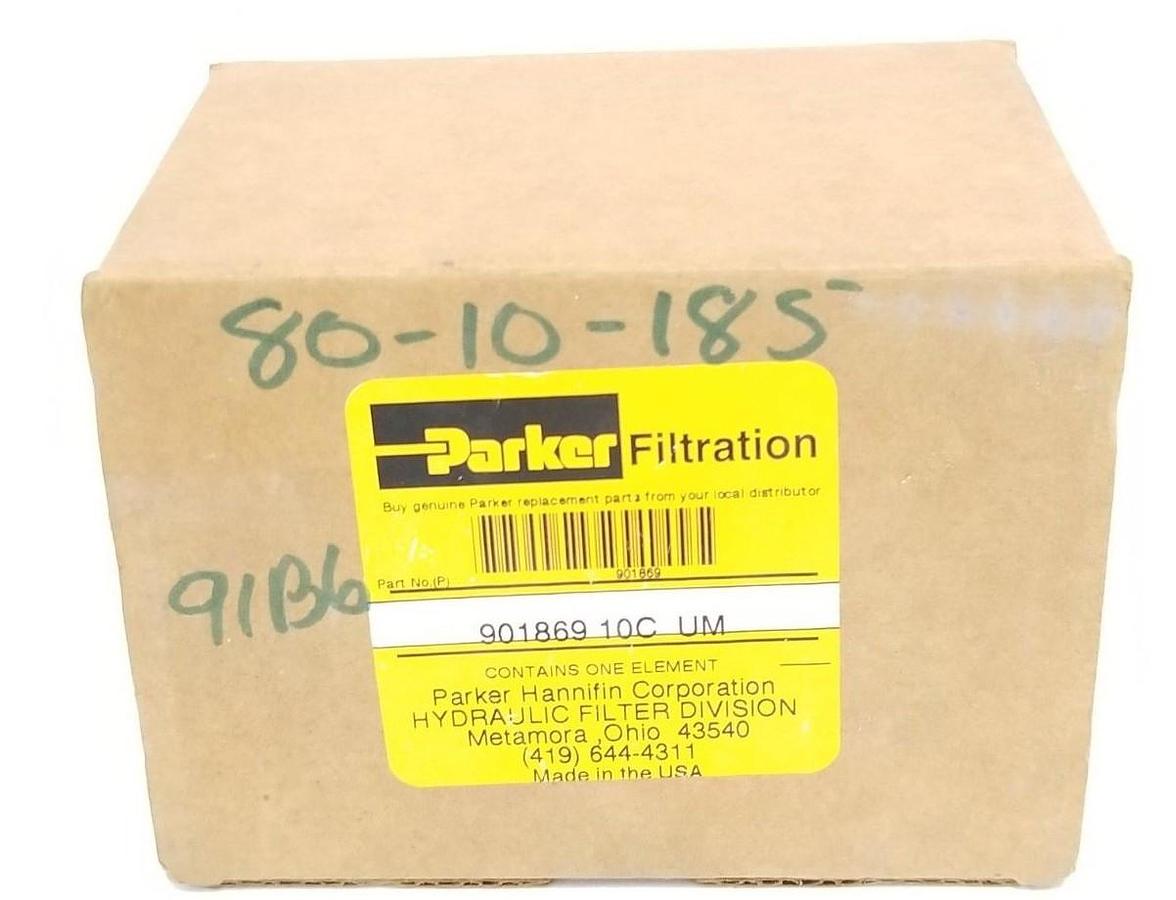 Used NIB PARKER 901869 10C UM FILTER ELEMENT 90186910CUM