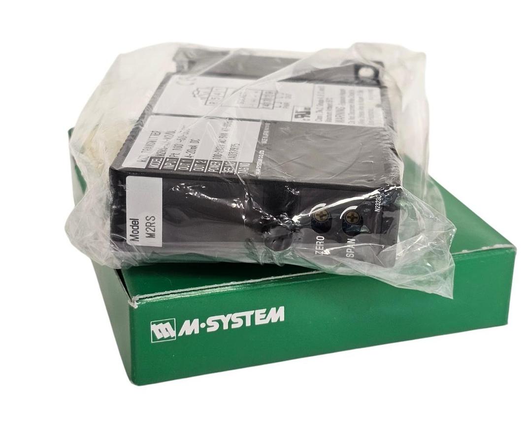 Used NIB M-SYSTEM TECHNOLOGY INC. M2RS-4A-M2/UL RTD TRANSMITTER M2RS 4-20mA DC