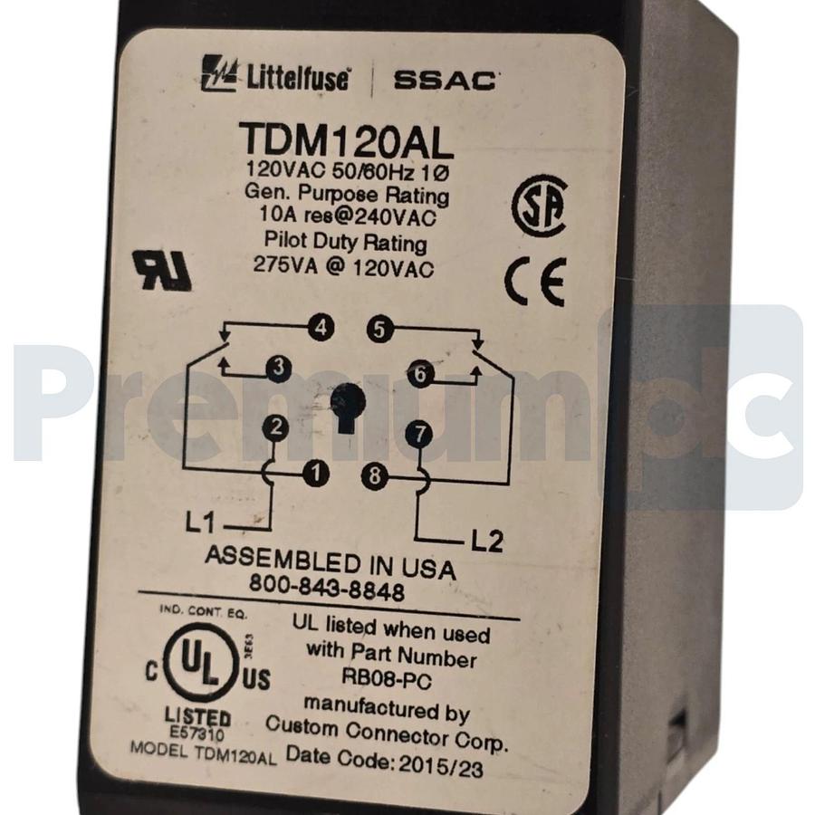 SSAC Littelfuse TDM120AL Digi-Set Solid State Delay-on-Make Timer 120VAC NSMP