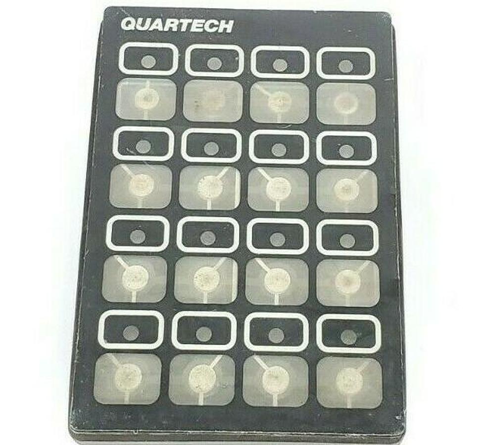 Used QUARTECH 8657 PLC PROGRAMMING INTERFACE 16-KEY 5VDC
