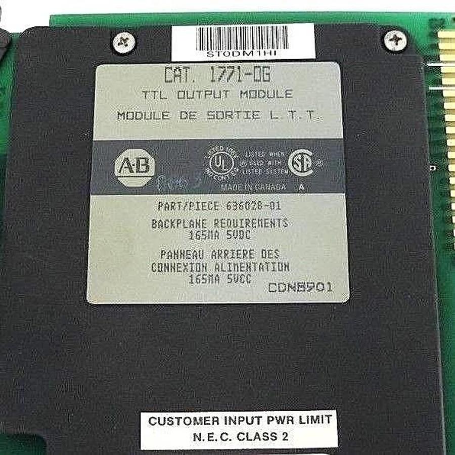 Used ALLEN BRADLEY 1771-OG TTL OUTPUT MODULE 636028-01, 1771OG