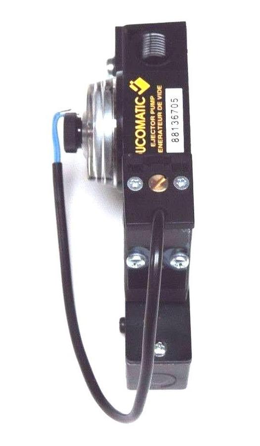 Used NIB ASCO JOUCOMATIC 88136705 EJECTOR PUMP W/ 88136712 VACUUM SWITCH, 88136706