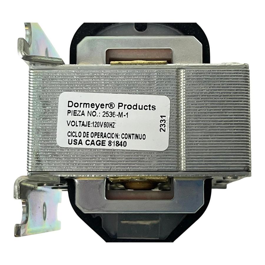 Dormeyer 2536-M-1 Laminated Linear Solenoid 120V 60Hz Continuous Duty Door Latch