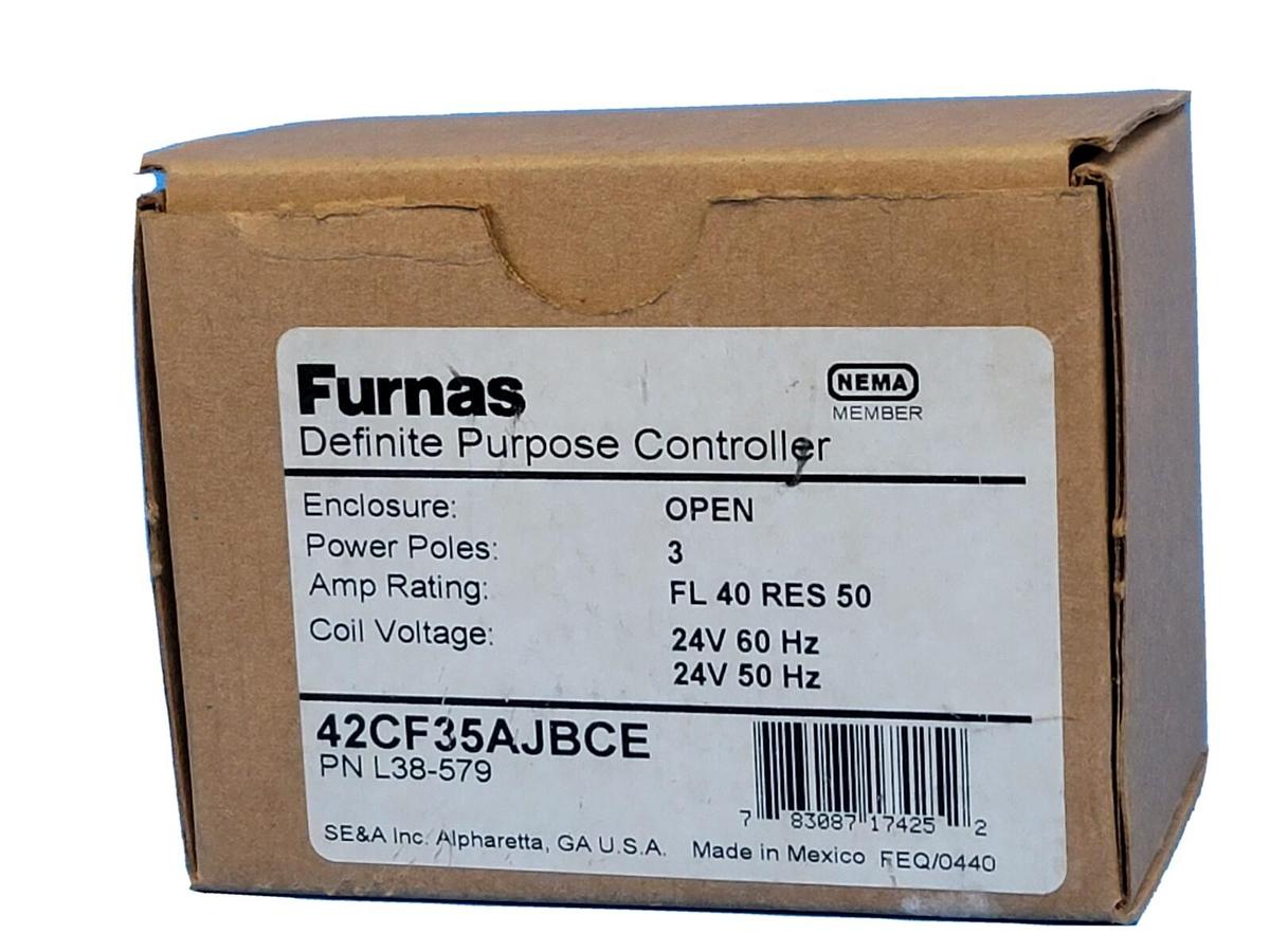 Used NIB FURNAS 42CF35AJBCE DEFINITE PURPOSE CONTROLLER 3-POLES