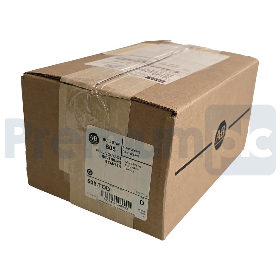 Allen-Bradley 505-TOD /D Full Voltage Reversing Starter NEMA Size 00 110-120V