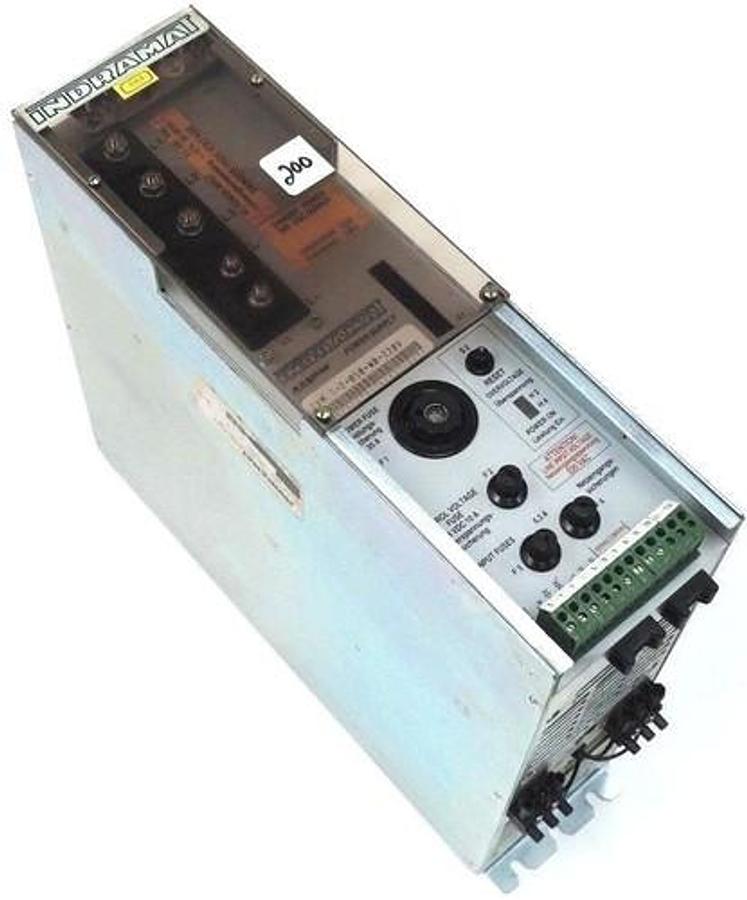 Used INDRAMAT TVM1.2-050-W0-220V SERVO POWER SUPPLY, 220VAC, TVM 1-2-050-W0-220V, 1.2