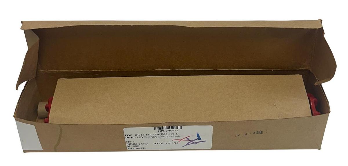 Used APOLLO VALVES 20-250-00 / 2025000 LIQUID LEVEL WATER GAUGE 1/2'' / 12'' GL NSMP
