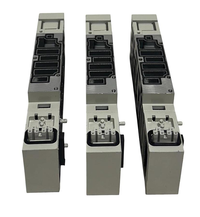 3 SMC VQ-4000 / VQ4000 OEM PNEUMATIC MANIFOLD BLOCK ASSEMBLIES NSNP