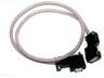 Used 2 SIEMENS 6ES7-972-0BB11-0XA0 CONNECTORS 6ES79720BB110XA0 WITH 37'' CABLE