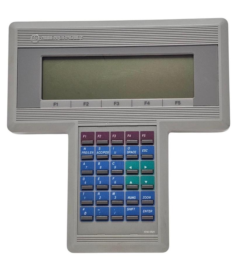 Used ALLEN BRADLEY 1747-PT1 SLC 500 PROGRAMMER 1747PT1 SER. T 24VDC