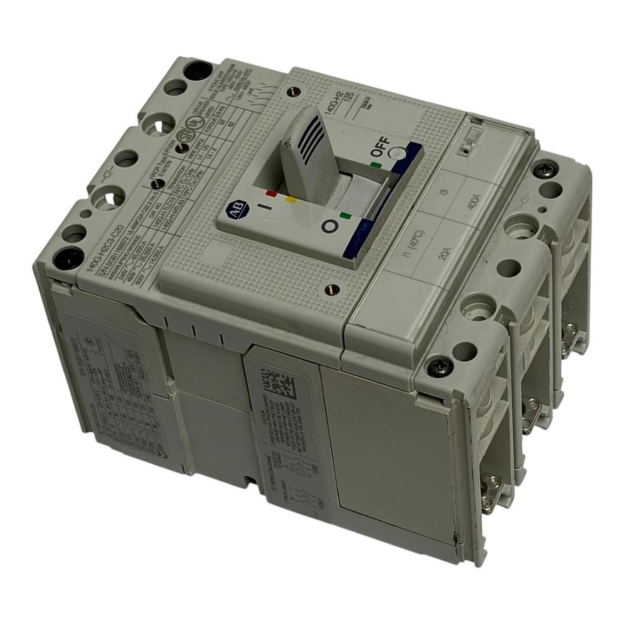 Used Allen-Bradley 140G-H2C3-C20 Molded Case Circuit Breaker 3 Pole 20A New Surplus