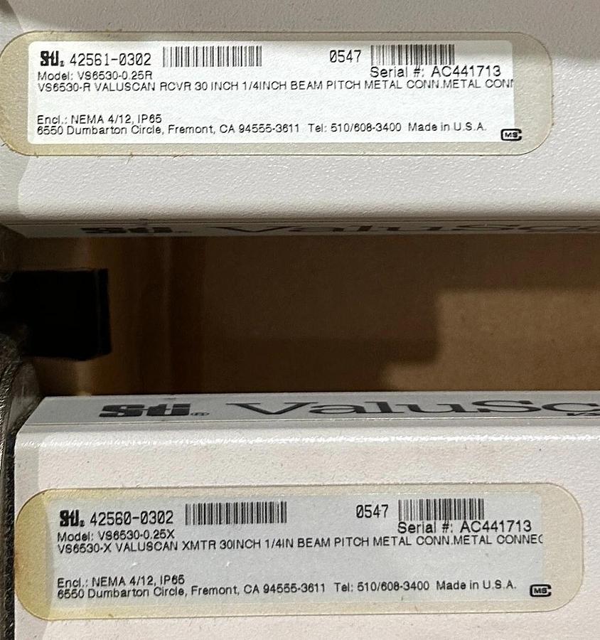 STI OMRON VS650030-0.25-C001-AC1-05X-05R / 70084-1098 ValueScan / VS KIT NSMP