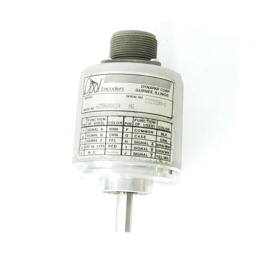 Used NEW OPAL ENCODERS / DYNAPAR 6250600124 MG ENCODER 10-PIN