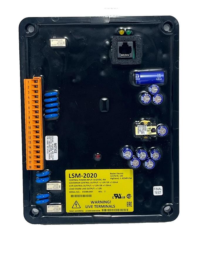 Basler LSM-2020 Programmable Load Sharing Control Module - Generator AVR Share