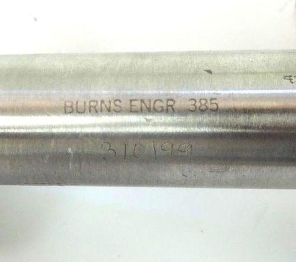 Used BURNS ENGR 385 TEMPERATURE SENSOR THERMOCOUPLE  6 1/2" PROBE