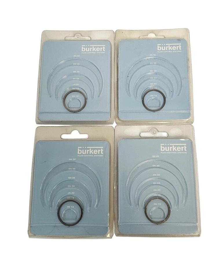 Used LOT OF 4 NEW BURKERT 641110 FUEL RINGS