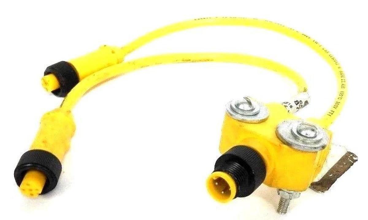 Used ALLEN BRADLEY 879D-F4ACDM-0M3 PHOTOSWITCH V CABLE SER A, 300V, 3A, 879DF4ACDM0M3