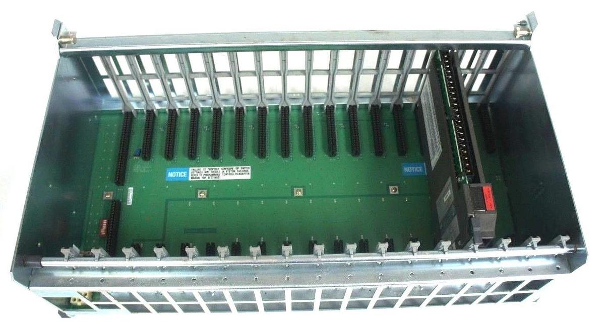 Refurbished REPAIRED ALLEN BRADLEY 1771-A4B 16 SLOT I/O CHASSIS W/ 1771-IAD MODULE 1771A4B