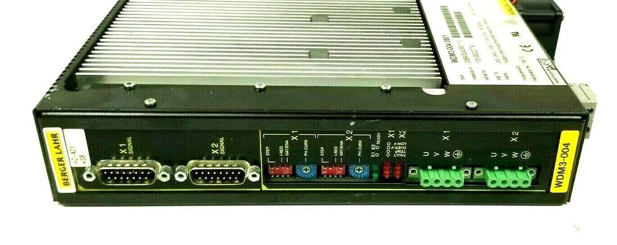 Used SIG POSITEC BERGER LAHR WDM3-004.0801 REV. RS 10 SERVO DRIVE WDM30040801