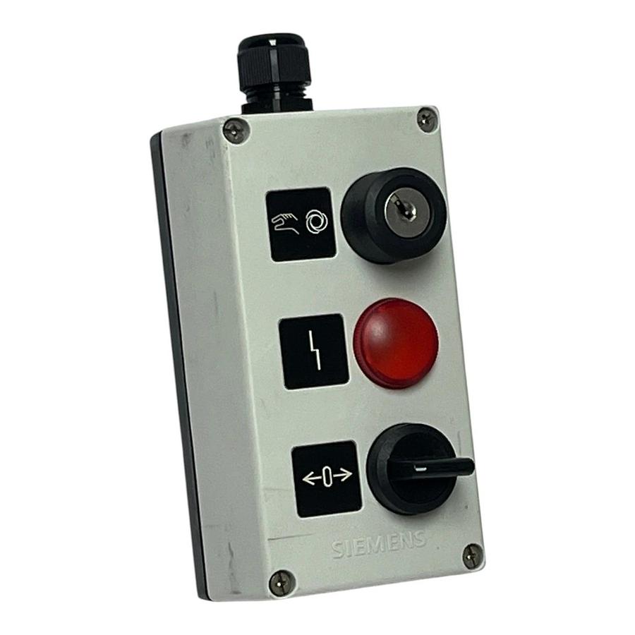 Siemens SIRIUS 3SF5813-0AZ AS-Interface 3-Button Control Station Enclosure AS-i