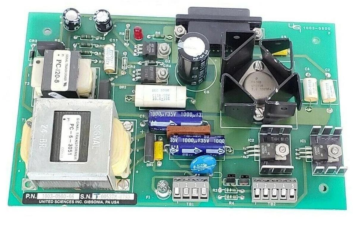 Used UNITED SCIENCES 1003-0500-06 POWER SUPPLY BOARD 1003050006