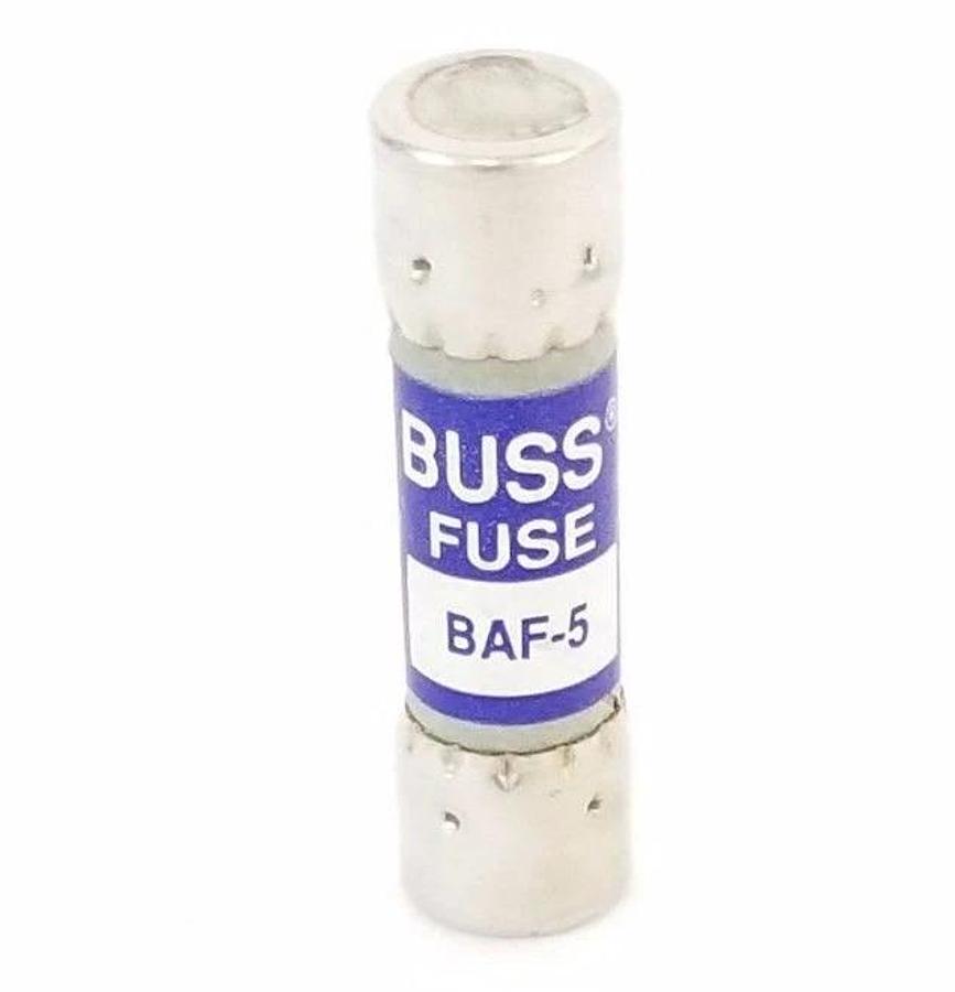 NEW COOPER BUSSMANN BAF-5 BUSS FUSE BAF5, 5AMP, 250V