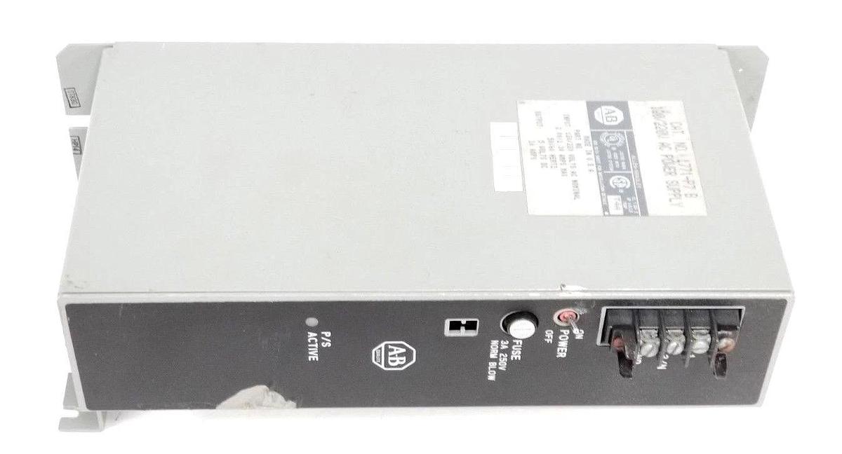 Used ALLEN BRADLEY 1771-P7 POWER SUPPLY SER. B 120-220VAC 5VDC 16A 1771P7