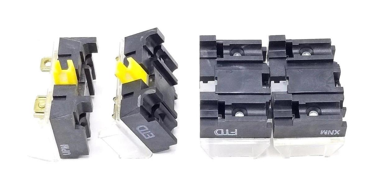 Used LOT OF 4 ALLEN BRADLEY 800T-XD4 SER. E & SER. D, 800TXD4 CONTACT BLOCKS