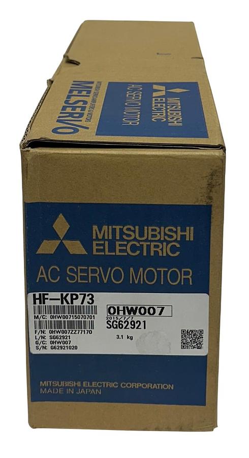 Used MITSUBISHI HF-KP73 / HFKP73 MELSERVO J3 AC SERVO MOTOR 750W/0.75kW ROTARY NSMP