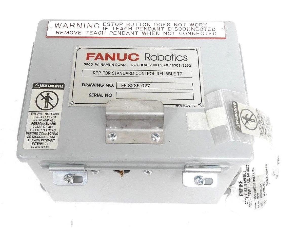 Used NEW FANUC ROBOTICS EE-3285-027 RPP FOR STANDARD CONTROL RELIABLE TP EE3285800154