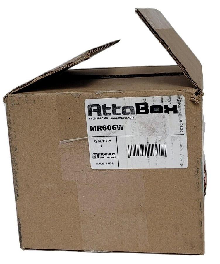 Used NIB ROBROY MR606W ATTABOX MACHOBOX SERIES ENCLOSURE 6 X 6 X 6IN (HXWXD)