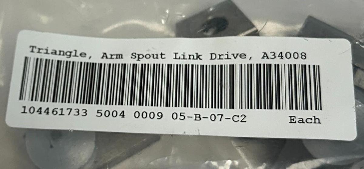 Used 3 TRIANGLE 05-B-07-C2 / A34008 / 104461733 OEM ARM SPOUT LINK DRIVES NSNP