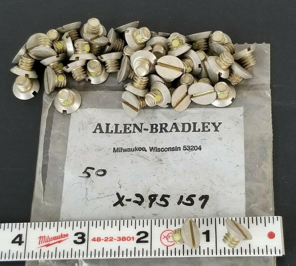 LOT OF 50 NEW ALLEN BRADLEY X-295157 SCREWS X295157