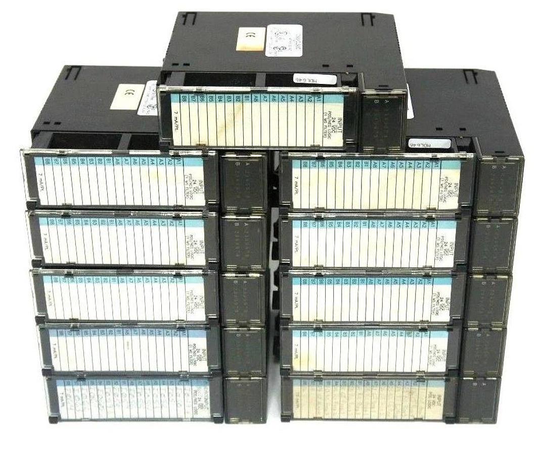 Used LOT OF 11 GE FANUC IC693MDL646C INPUT MODULES 24VDC 16PT POS/NEG FAST