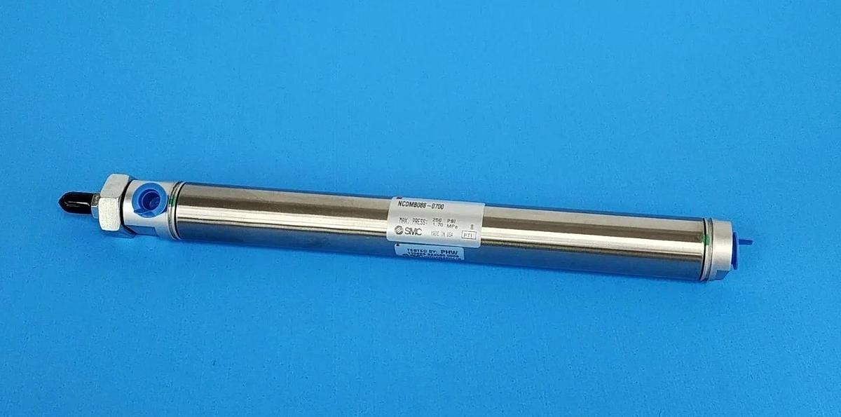 NEW SMC NCDMB088-0700 AIR CYLINDER 7/8 INCH BORE 7 INCH STROKE