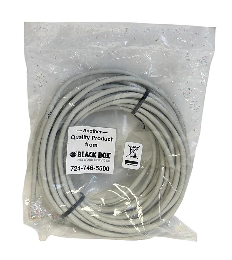 Used 5 BLACK BOX CBCC183924 / EYP-Q RJ-45 NETWORK CABLES 25' RJ45-RJ45 NSFS