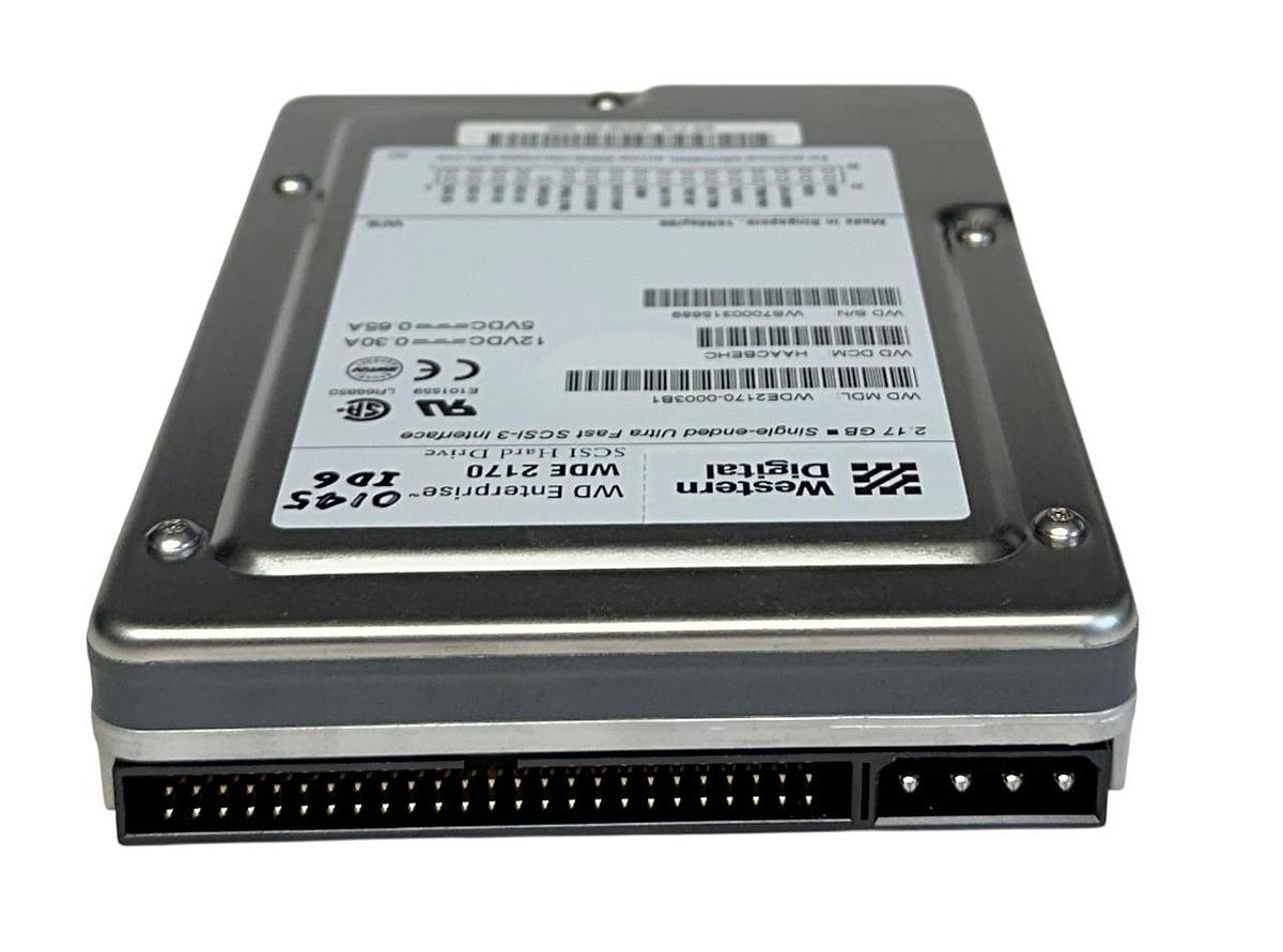 Used WESTERN DIGITAL 4061-001065-006 / WDE2170-0003B1 SCSI-3 HARD DRIVE WDE 2170 USNP