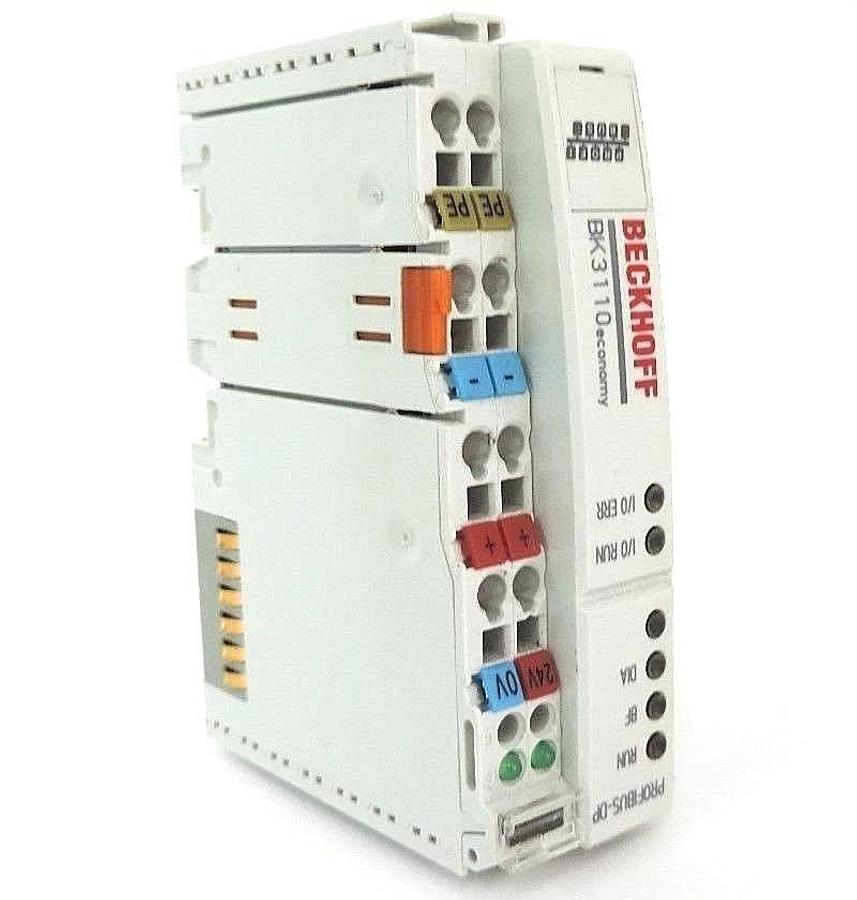 Used BECKHOFF BK3110 PROFIBUS COUPLER 24VDC